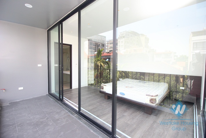 Glass wall 2 bedrooms apartment for rent in Tay Ho.